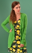 Cardigan L'Hirondelle. Baby Alpaga. Vert pomme