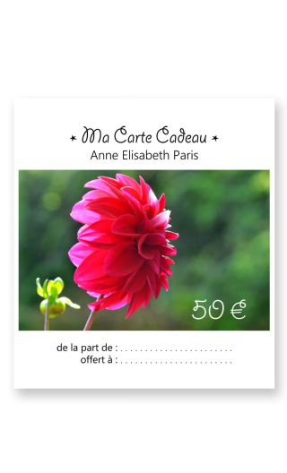 La Carte Cadeau de 50 euros