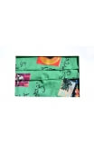 Mask Category 1 in Green Microsillons print