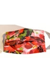 Mask Category 1 Red Peonies print