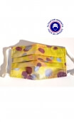 Mask Category 1 in Yellow Pschitt print