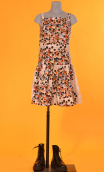 Robe Stella imprimé Capsules, fines bretelles, taille basse