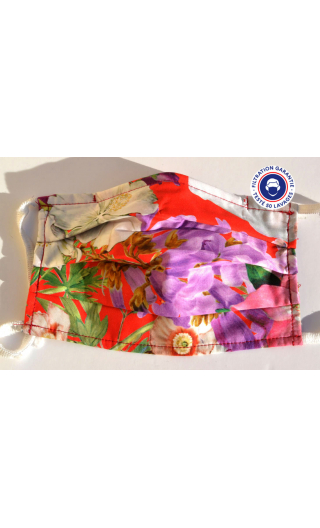 Mask Category 1. Kitch red print