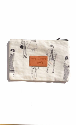 Pochette Lala. Croquis Ecru