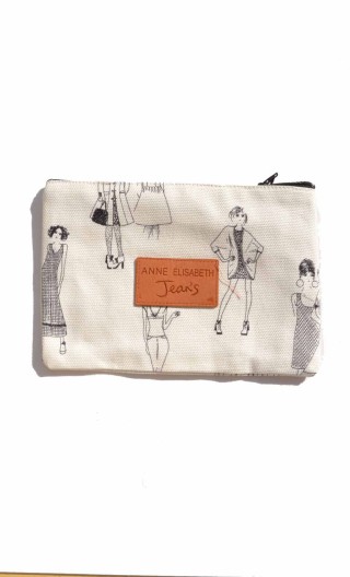 Pochette Lala. Croquis Ecru