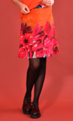 Jupe Mirabelle. Diabolique rouge