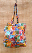 Shopper bag in print Colorama