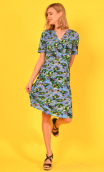 Printed dress Montmartre "From Claude's side"
