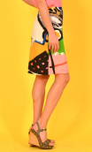 Skirt La Moko in print "Maestro"