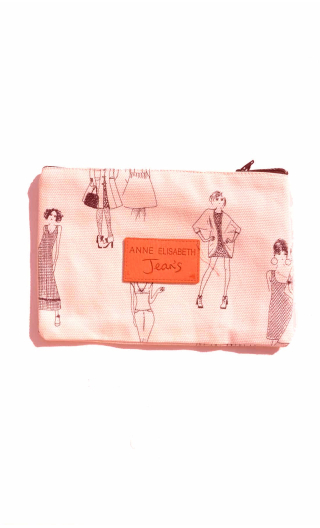 Pochette Lala. Croquis Rose