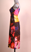 Robe La Belle Italienne en Big Bang. Coton stretch imprimé. Taille 36