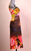 Robe La Belle Italienne en Big Bang. Coton stretch imprimé. Taille 36