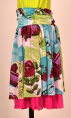 Jupe Tutu. Matisse, Printed jersey polyamide, pleats