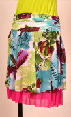 Jupe Tutu. Matisse, Printed jersey polyamide, pleats