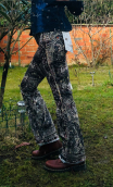 Pantalon Saxo. Cachemire. Coton stretch