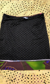 Printed jersey cotton mini skirt Nut Rocker Dada