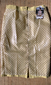 Jupe Crayon Pretty woman jaune, droite, poches, doublée, élégante