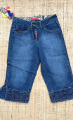 Knickers Viva Maria. Denim stone, bermuda original, hippy chic