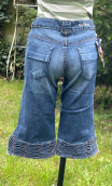Knickers Viva Maria. Denim stone, bermuda original, hippy chic