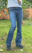 Pantalon Bootcut. Taille 36. Jean basique non stretch. Taille 36