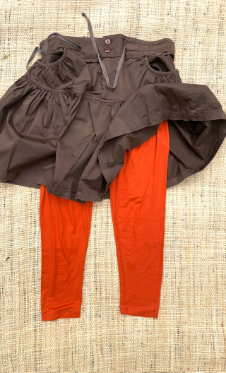 Legging Mario. Orange. Viscose stretch