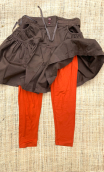Legging Mario. Orange. Viscose stretch