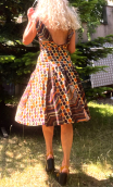 Robe Du côté de Nogent. Guinguette. Taille 34. Coton imprimé pois