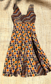 Robe Du côté de Nogent. Guinguette. Taille 34. Coton imprimé pois