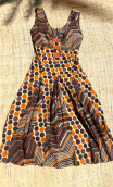 Robe Du côté de Nogent. Guinguette. Taille 34. Coton imprimé pois