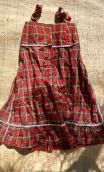 Robe Lolita. Carreaux métal terre cuite. Taille petit