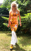 Robe Zazie. New Bagatelle, coton, sans manche, ajustée
