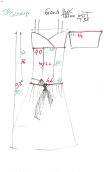 Robe Le Grand Rex. Carreaux. Taille 38. Imprimé tissu mémoire de forme