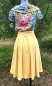 Jupe Lampions. Pretty woman. Taille 36. Polyester viscose stretch