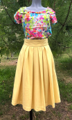 Jupe Lampions. Pretty woman. Taille 36. Polyester viscose stretch