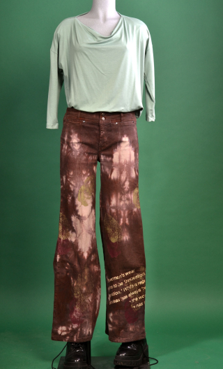 Pantalon Crimson. Autumn leaves. Choco. Taille 38