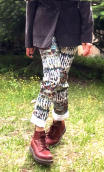 Pantalon Charlie. Grigri. Taille 36. Imprimé coton Pièce unique