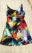 Robe Cinecitta imprimé Barcelona. Coton