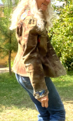  Veste Georgia. Deep Purple. Taille 42. Forme western stretch, imprimé