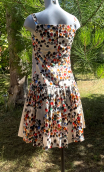 Robe Stella imprimé Capsules, fines bretelles, taille basse