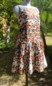 Robe Stella imprimé Capsules, fines bretelles, taille basse