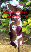 Fête au Village imprimé coton boubou. Ajustée, droite. Taille 38