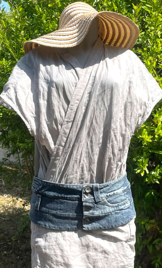 Ceinture Denim. Taille unique