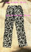 Pantalon Saxo. Imprimé camouflage. Petit. Polyester coton, chic