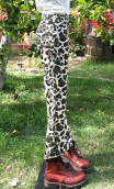 Pantalon Saxo. Imprimé camouflage. Petit. Polyester coton, chic