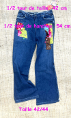 Pantalon Saxo. Collector. Denim Stone. 36 et 42, artisanal