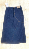 Jupe Diamond. Denim bleu. Taille 38, stretch, droite, ajustée