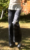 Pantalon Crimson. Autumn leaves. Gris. Taille 38, large,coton stretch