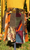 Jupe courte évasée Mercerie. Taille 40