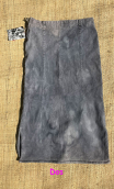 Jupe Ginger. Tie & dye gris, coton stretch, sans ceinture, droite