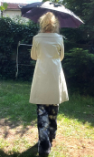 Trench Nouvelle vague. Froggies. Mastic. Manteau imperméable taille 40